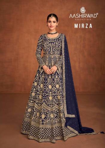 Mirza By Aashirwad Creation Designer Partywear gown Collection